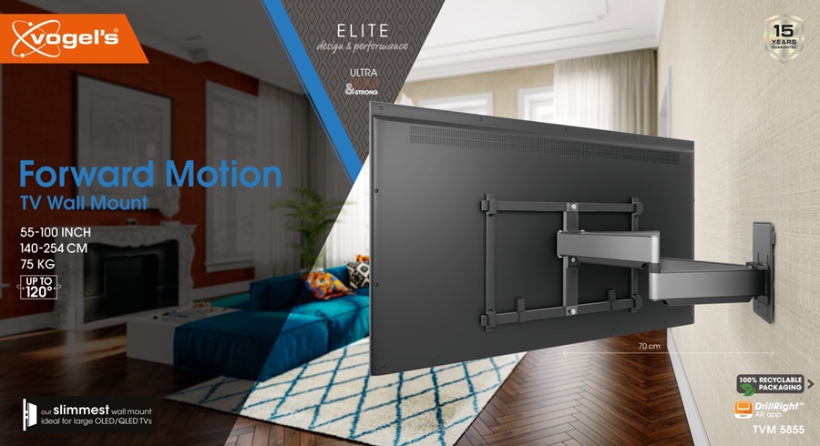 Vogel's ELITE TVM 5855 | Draaibare tv-beugel XL | 55-100"  21